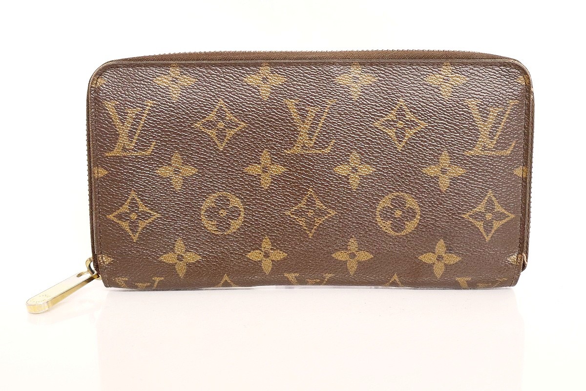 【中古】LOUIS VUITTON モノグラム ジッピー･ウォレット M60017 \"ルイ・ヴィトン ラウンドジッパー長紙入れ\""【加納店】"