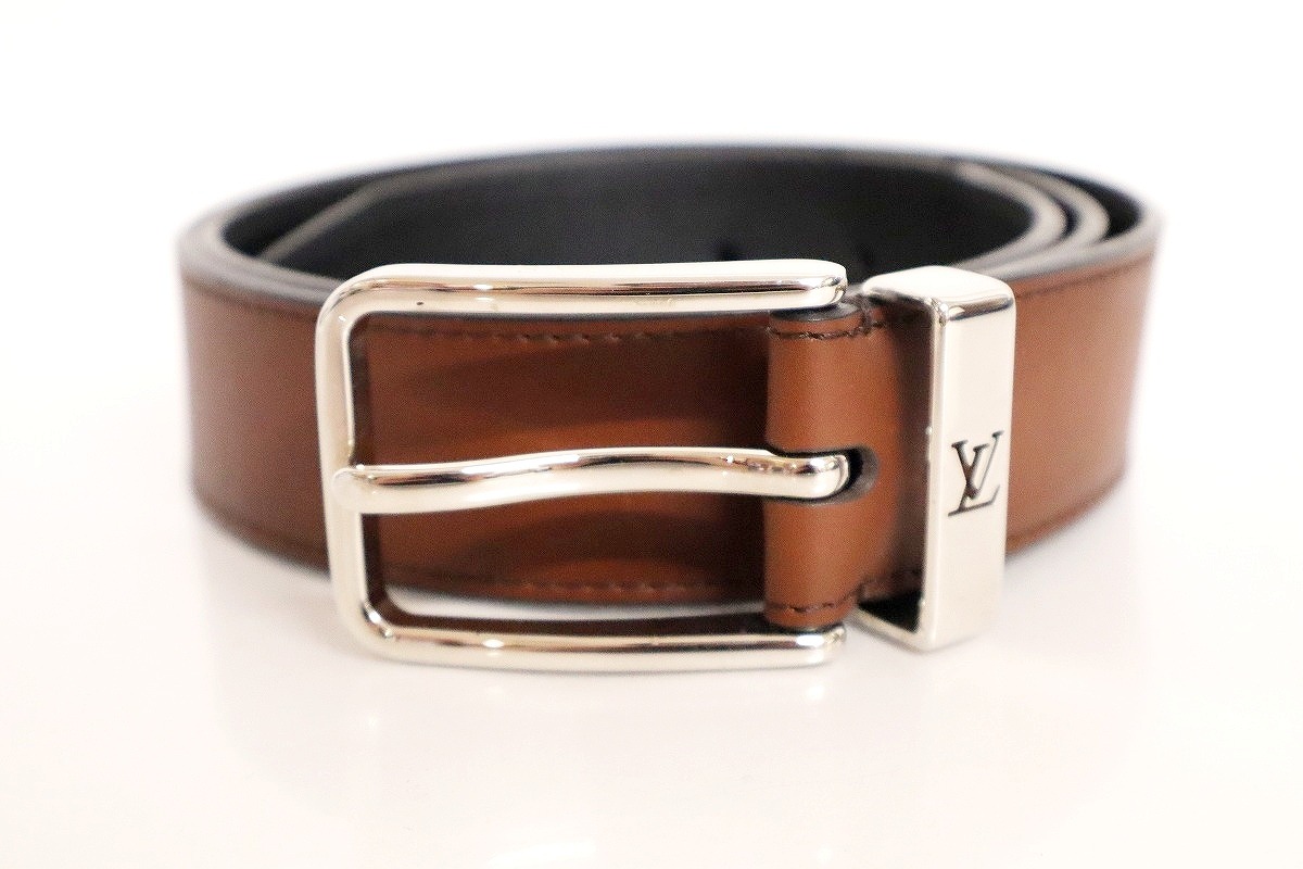 【中古】LOUIS VUITTON サンチュール・ポンヌフ 35MM #95 M0092 \"ルイ・ヴィトン 胴締め メンズ\""【加納店】"