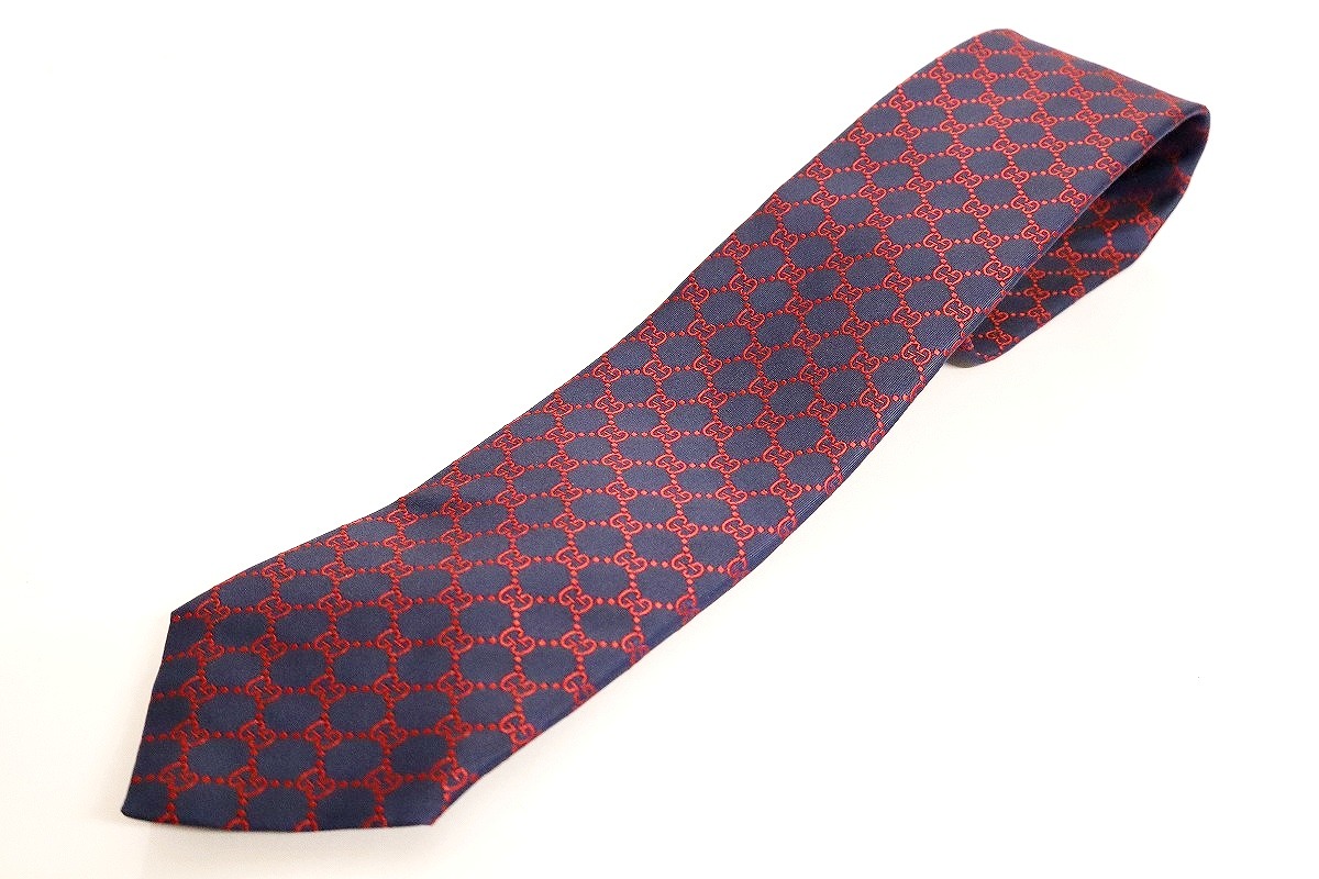 【未当て嵌める】GUCCI GG柄 タイ 28273 4B002 4174 \
