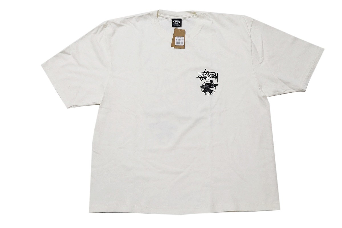 【未使用】STUSSY LONG HAUL TEE PIGMENT DYED 1905179 \"ステューシー プリント Tシャツ\"【加納店】