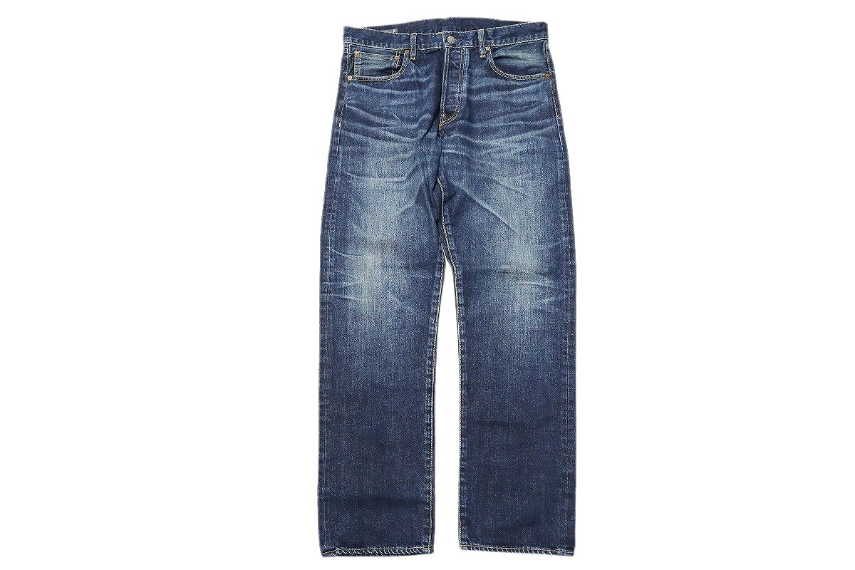 【中古】MINEDENIM C.Straight 5pocket USD 2509-1005 "マインデニム USED加工 ストレート デニムパンツ"【加納店】|FIVE MALL