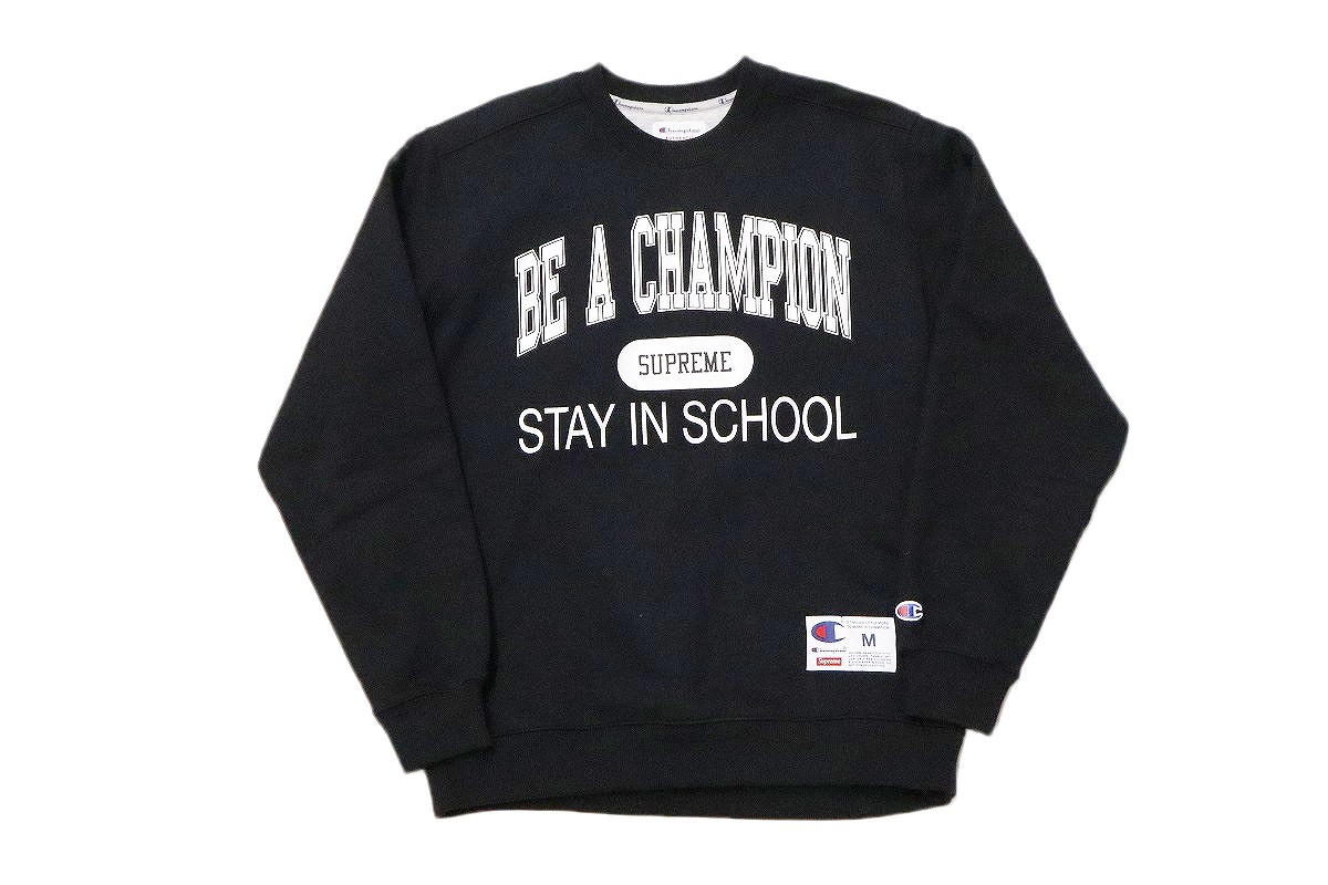 楽天市場】SUPREME 19ss Champion Chrome Crewneck Size-S