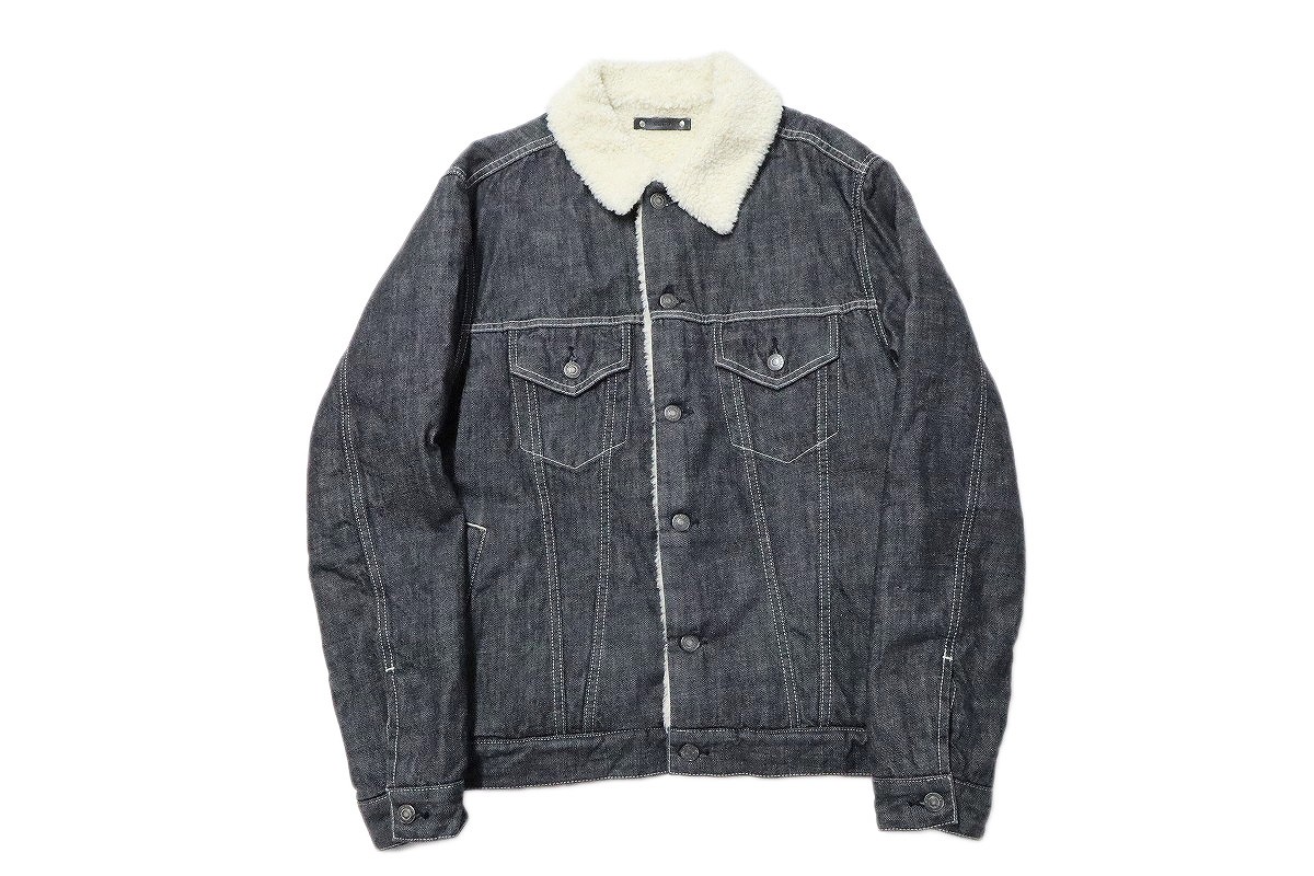 ジャケット・アウター MINEDENIM Boa Lining Long Trucker MINEDENIM Boa Lining Long Trucker CT