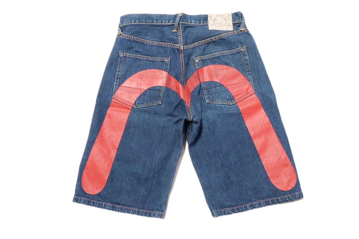 EVISU エヴィス　海水パンツ　ハーフパンツ　カモメ EVISU エヴィス 2001 カモメ プリント ハーフ パンツ ショーツ