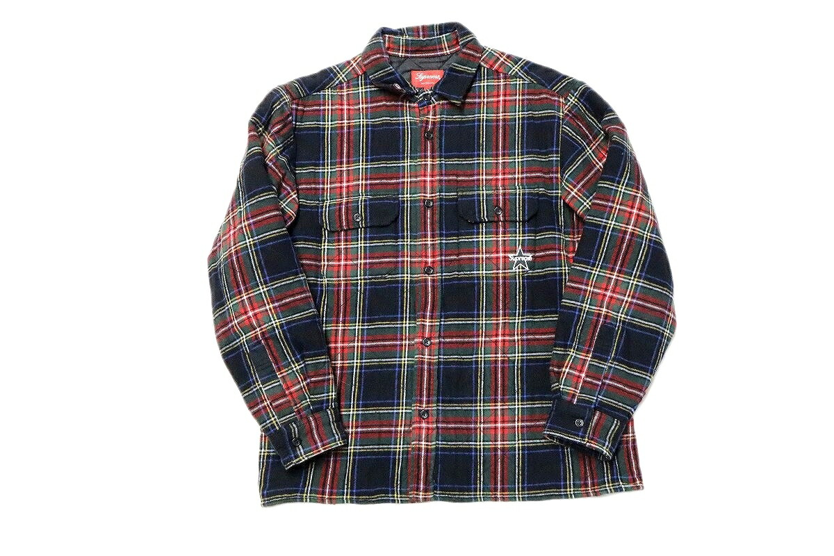 楽天市場】Supreme 22aw Shearling Lined Flannel Shirt Size-M