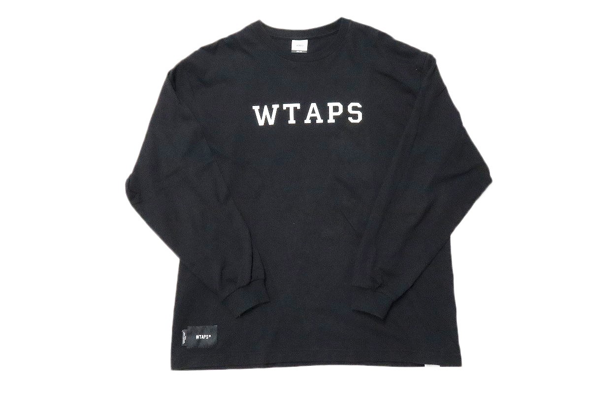 楽天市場】WTAPS 23aw COLLEGE LS COTTON TEE XLサイズ 232ATDT-LTM04S