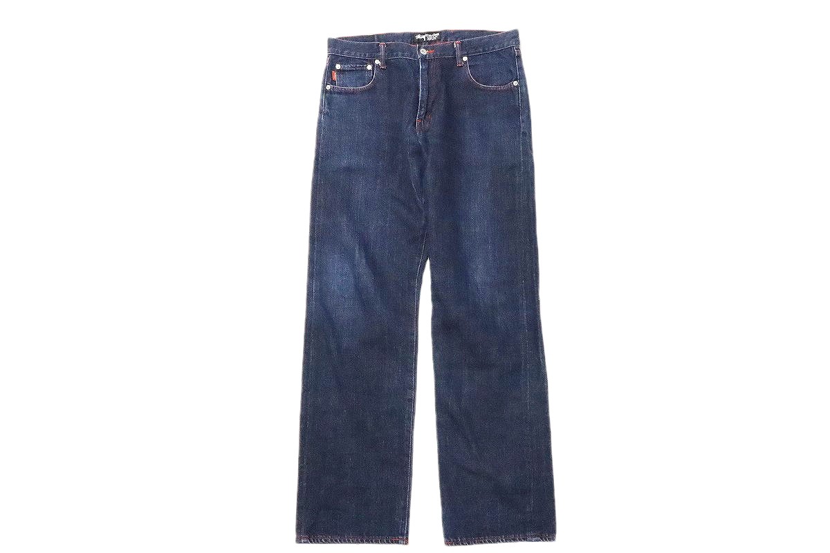 楽天市場】【中古】STUSSY バックロゴ ペイントデニムパンツ