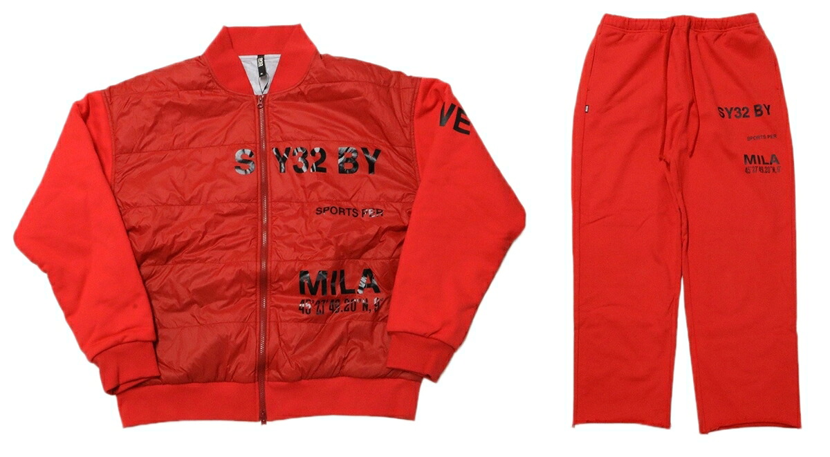 【未当てはめる】SY32 by SWEET YEARS SY32 SEPARATE GRAPHIC INSULATION JK 14902 / SEPARATE GRAPHIC CUT OFF PANTS 14906 \