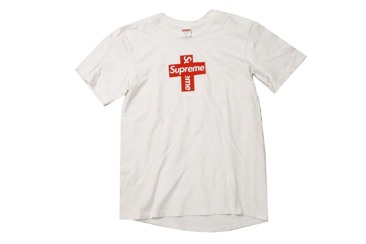 【中古】Supreme Cross Box Logo Tee 20AW \"シュプリーム クロスボックスロゴ プルオーバー\""【加納店】"