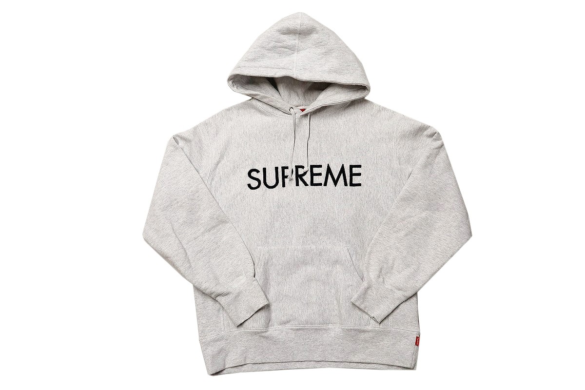 【中古】Supreme Capital Hooded Sweatshirt 22AW \"シュプリーム フロントロゴ スウェットパーカー\"【加納店】