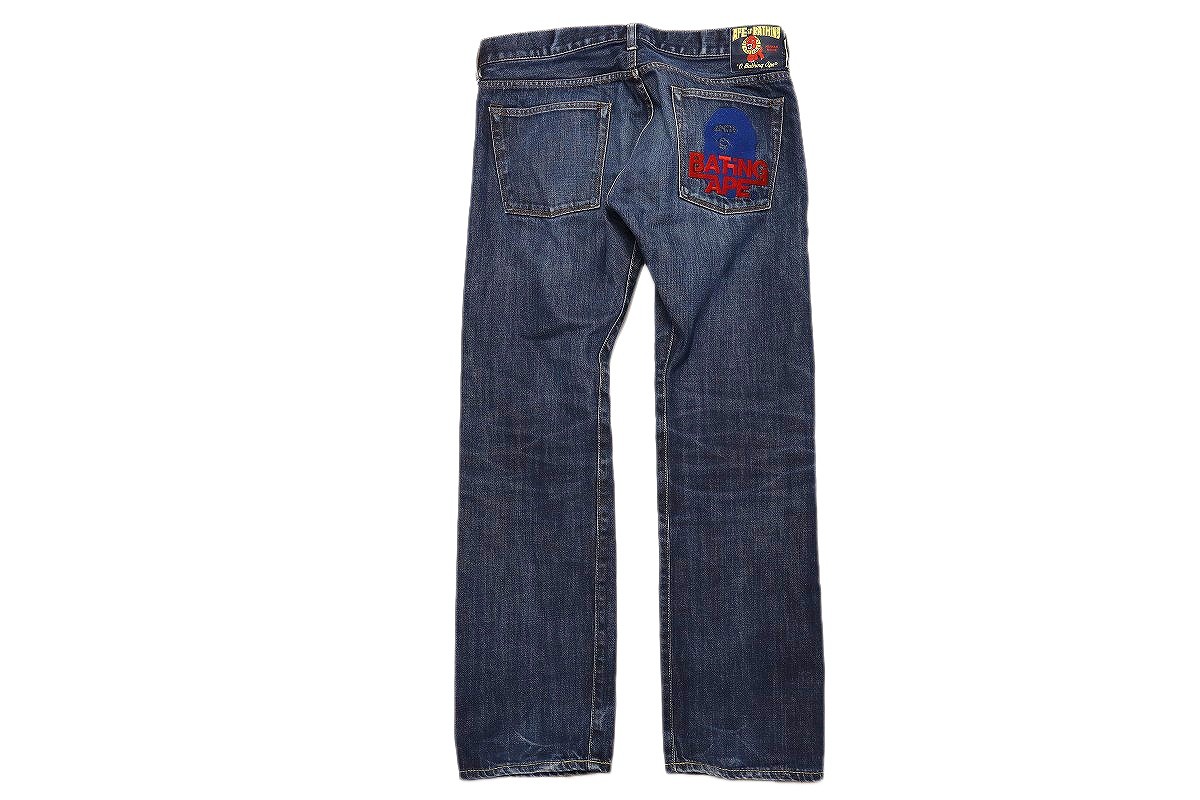 楽天市場】A BATHING APE(エイプ)1999 TYPE-02 SHARK DENIM PANTS