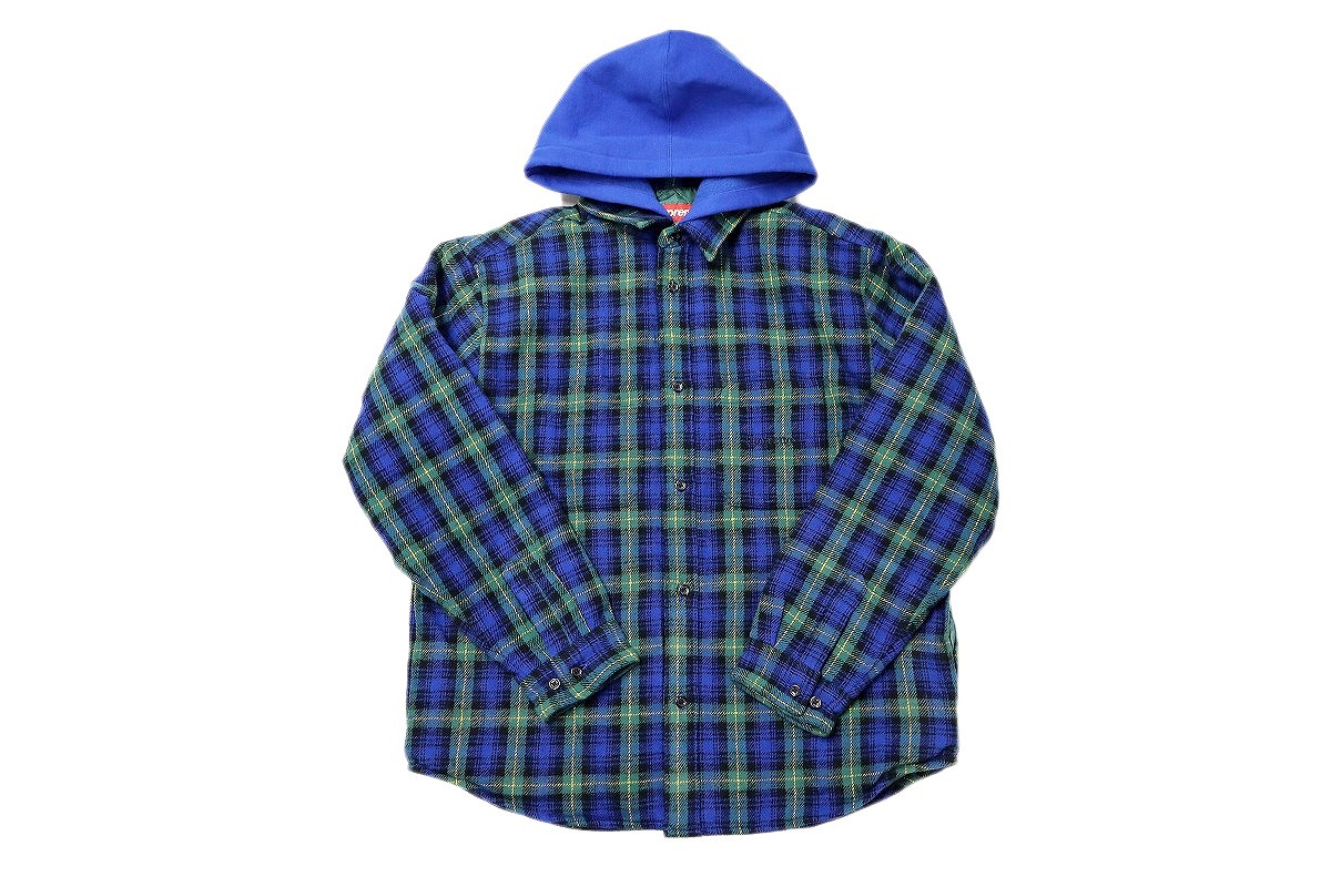 楽天市場】Supreme 23aw Tartan Flannel Hooded Shirt Size-M