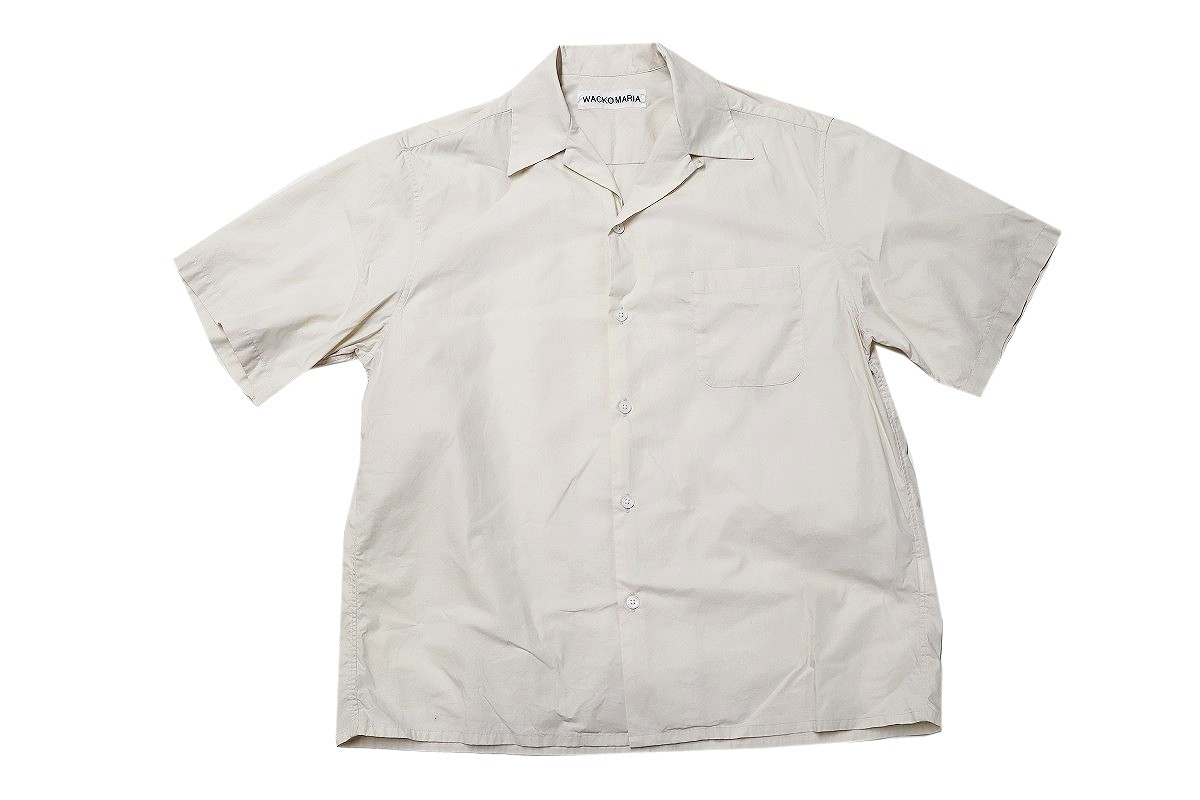 【中古】WACKO MARIA OPEN COLLAR SHIRT S/S 25SS \