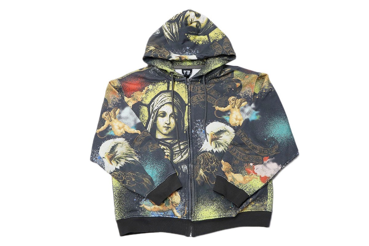 【中古】BREATH MARIA ALL OVER ZIP HOODIE BR24AW-C5003 \