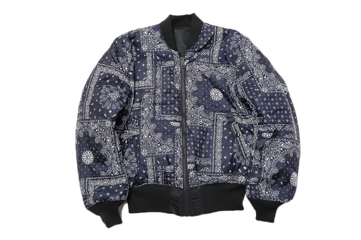 【中古】ALPHA INDUSTRIES MA-1 PRINTED LINING TA0425-101 \