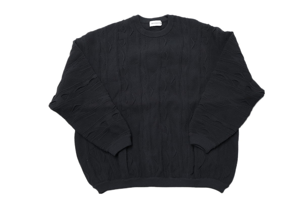 【中古】COOTIE 3D Jacquard Solotex Knit Crew CTE-24S305 24SS \