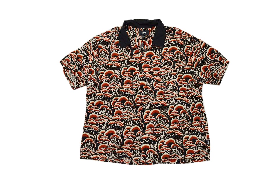 【楽天市場】【中古】【未使用】STUSSY Coral Pattern Shirt 1110105 