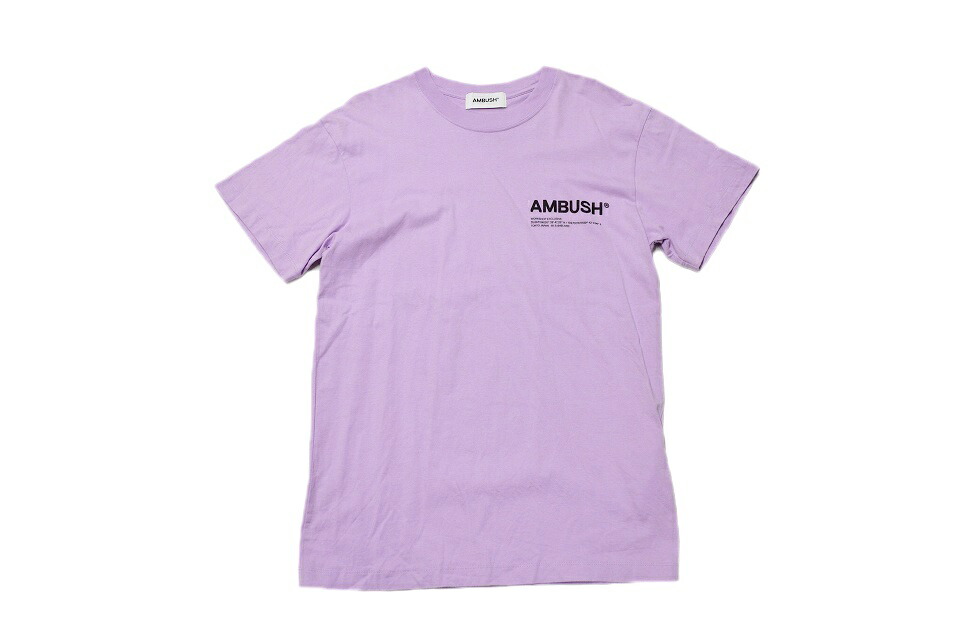 AMBUSH - AMBUSH(アンブッシュ) 長袖カットソー サイズS レディース - パープル×ライトパープル ハイネック 楽天市場】AMBUSH(アンブッシュ) サイズ:2 LOGO L/S T-SHIRT