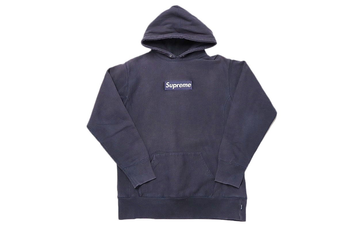 【中古】Supreme Box Logo Pullover Hooded Sweatshirt 2000年月日 紙引き船 \"シュプリーム ボックス席ロゴタイプ スウェットパーカー\""【加納店】"