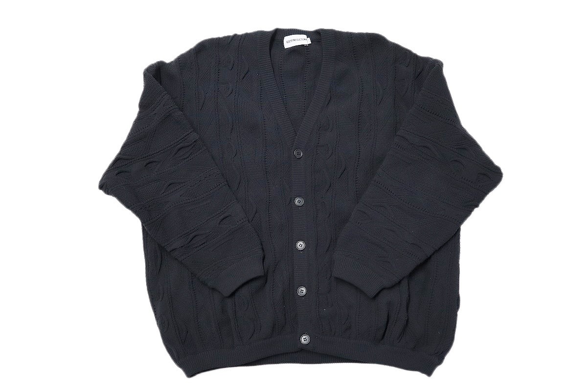 23AW COOTIE クーティー ヘビー　ハニカム　スナップ　カーディガン COOTIE (クーティー) Heavy Oz Honeycomb Snap Cardigan (ヘビーオンス