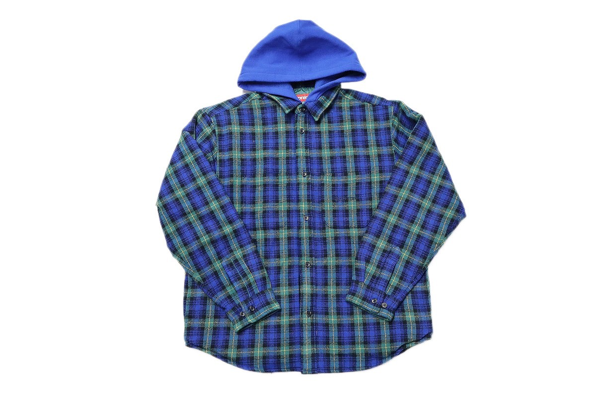 【中古】Supreme Tartan Flannel Hooded Shirt 23AW "シュプリーム タータンフランネル フーデッドシャツ"【加納店】｜FIVE MALL