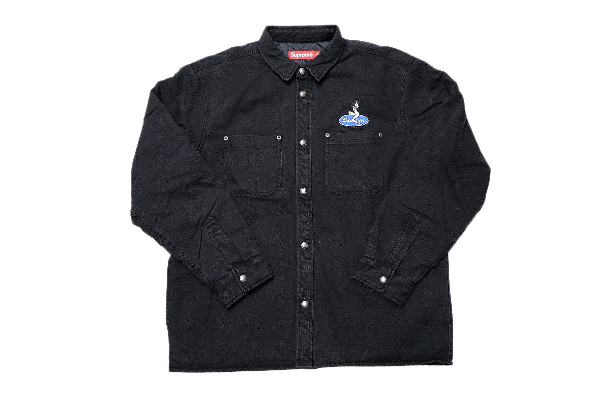 【中古】Supreme Quilted Lined Denim Snap Shirt 26SS \
