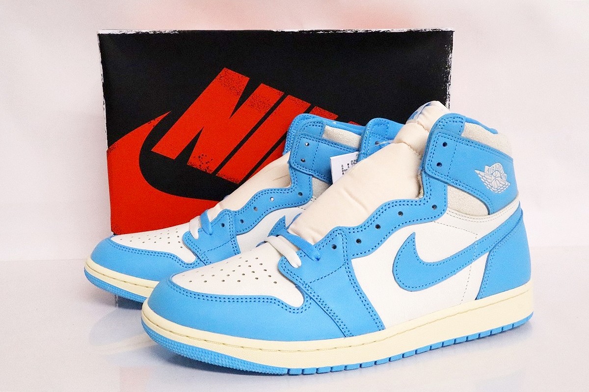 【未使用】NIKE AIR JORDAN 1 RETRO HIGH OG \"UNC Reimagined\" DZ5485-402 31cm \"ナイキ エア ジョーダン 1 レトロ ハイ OG スニーカー\"【加納店】