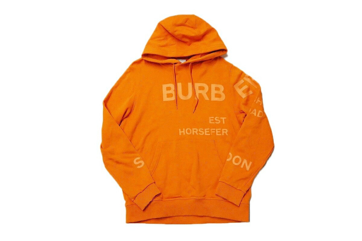 【中古】BURBERRY ホースフェリー ロゴプリント プルオーバーパーカー 8040728 \