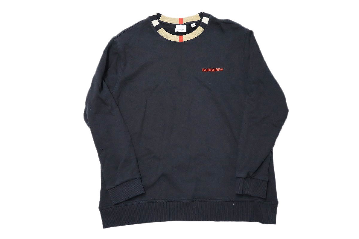 楽天市場】BURBERRY EKD STRIPE COTTON SWEATSHIRT 80918891 SIZE-L