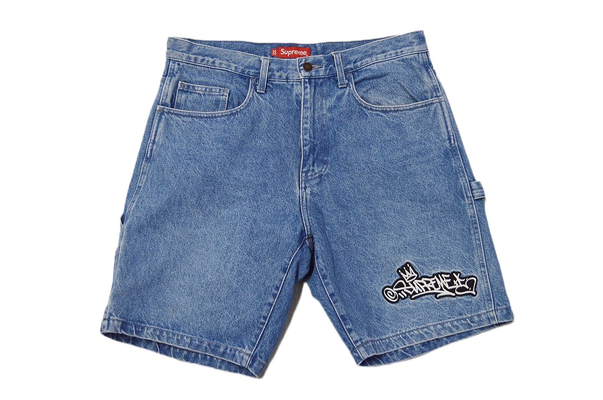 パンツ Supreme - Fuck Denim Painter Short Supreme Fuck Painter Short (SS13)