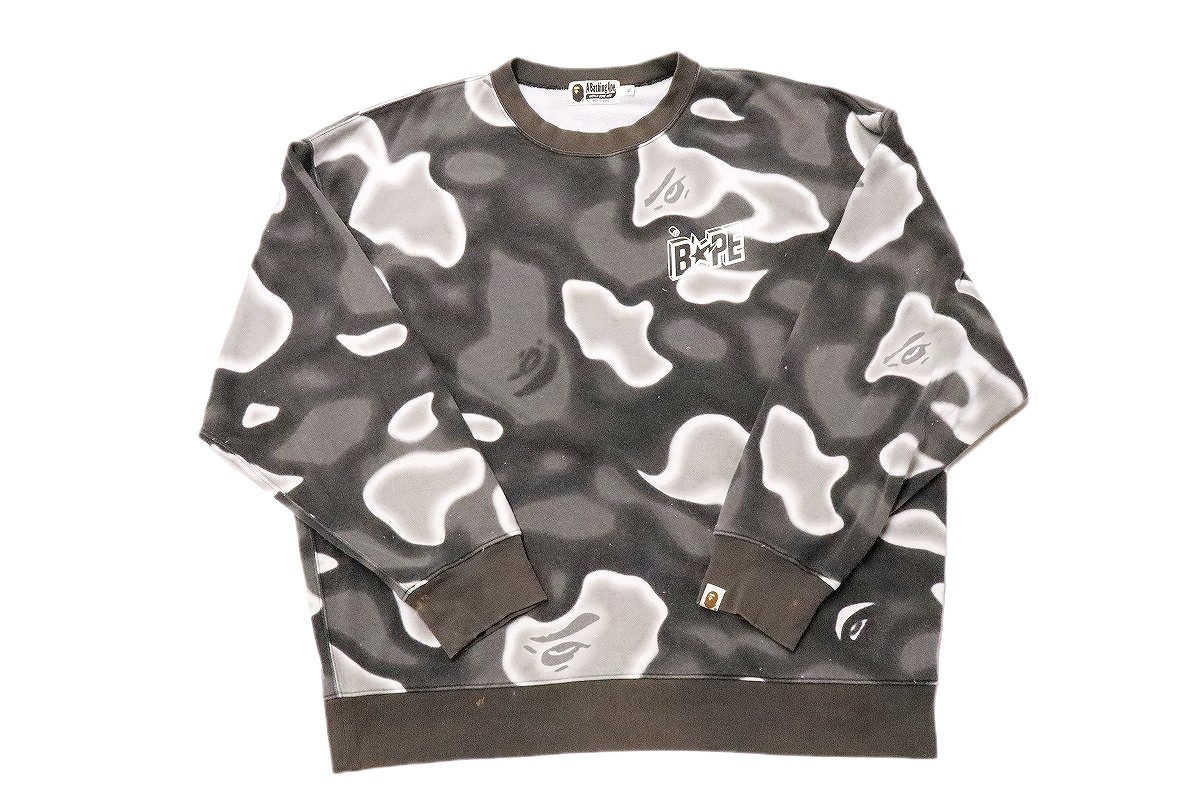 【人気Lサイズ】アベイシングエイプ カモフラ 総柄 スウェット トレーナー 楽天市場】古着 A BATHING APE アベイシングエイプ カモフラ柄