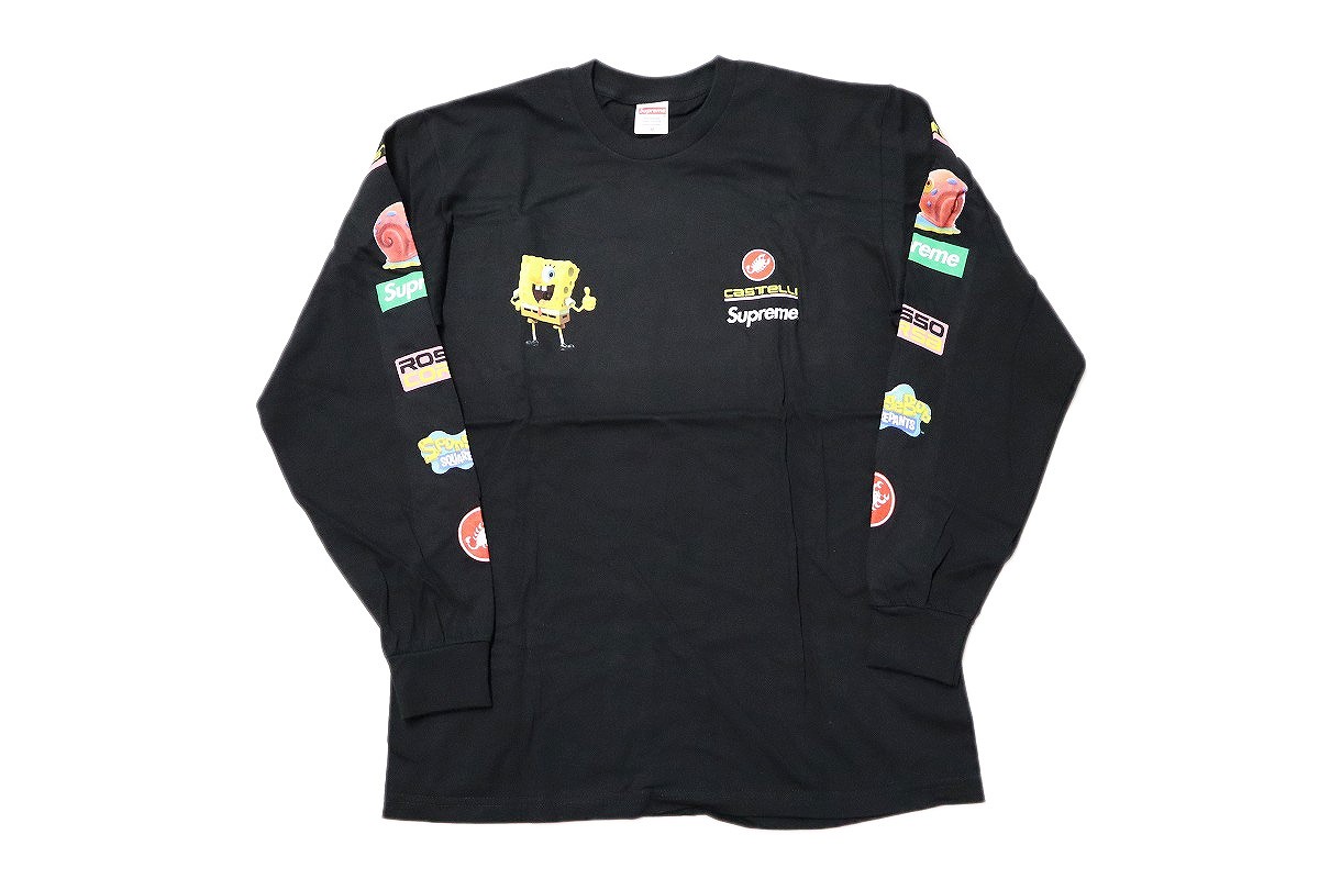 Supreme SpongeBob 長袖Tシャツ ブランド古着】SUPREME × SpongeBob