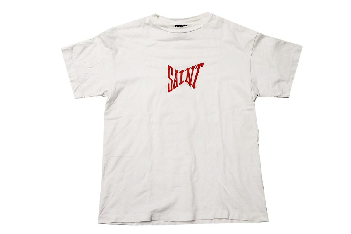 楽天市場】SAINT MICHAEL 24ss SS TEE RIBON SAINT (BLUE) Mサイズ SM