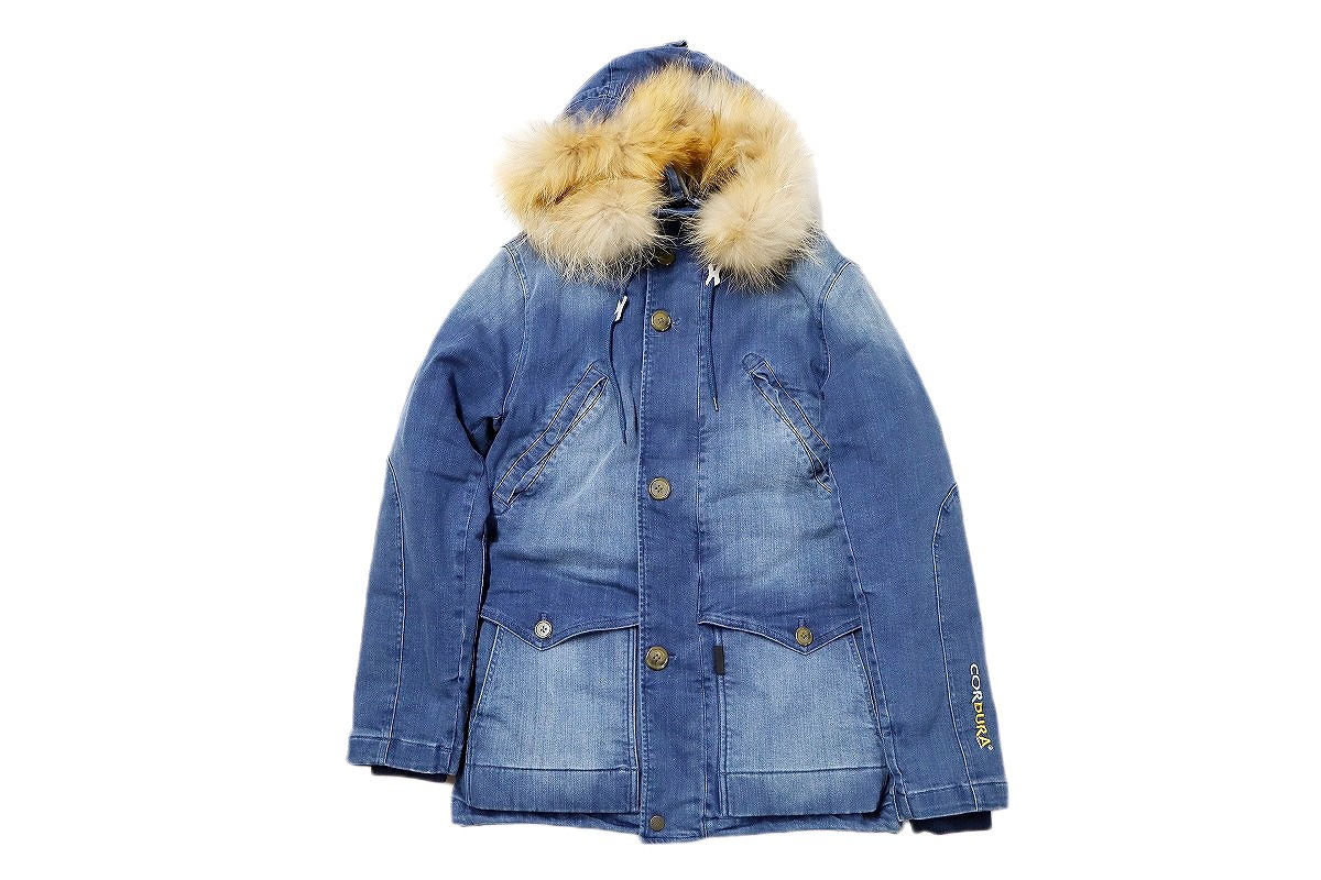 【中古】【未使用】The DUFFER of ST.GEORGE CORDURA DENIM ALASKA DOWN JACKET 297043 C072 \