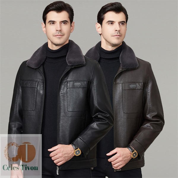 【送料無料】メンズ ジャケット 裏起毛ジャケット アウター 冬服 秋冬 本革 ラムレザー 暖かい レザージャケット 大きいサイズ 防寒対策 男性 裏ボア ショート 上着 保温 メンズ 紳士 ブルゾン バイクジャケット 革ジャン