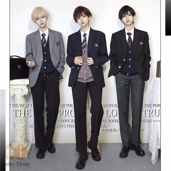 お坊っちゃん背広 はいり込む式背広 卒式  jk 学習者服  無地 厚地の外套 上下仕掛けるお坊っちゃん高生ユニフォーム フォーマル 背広上衣 告げ知らせる会 ユニフォーム 長袖 気が大きい大きさ