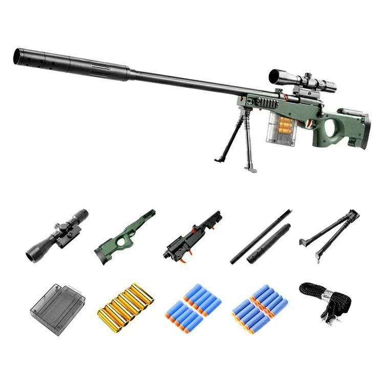 楽天市場】98k狙撃銃おもちゃ銃 AWMスナイパーライフル 98kガン