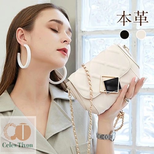 ショルダーバッグ チェーンバッグ 本革 バッグ レディース 軽い 小さめ 斜め掛け 肩掛け 大人 通勤 お出かけ おしゃれ 上品 高級 敬老の日 バレンタイン 母の日 誕生日 プレゼント ギフト 20代 30代 40代