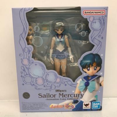 【未開封】S.H.Figuarts セーラーマーキュリー-Animation Color Edition-(再販版) アニメーションカラーエディション 「美少女戦士セーラームーン」【中古】ホビー フィギュア 美少女 53H01020034