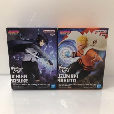 BORUTO-ボルト-NARUTO NEXT GENERATIONS　VIBRATION STARS -UCHIHA SASUKE-　-UZUMAKI NARUTO-　II　ナルト/サスケ　2点セット【中古】ホビー フィギュア 少年誌 53HASS18935画像