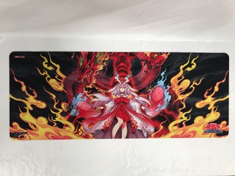 遊戯王 WCQ2023 倶利伽羅天童 プレイマット ハーフ【中古】ホビー トレーディングカード トレカ 53T03422533
