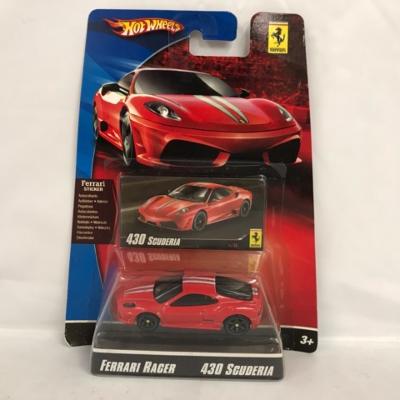 1/64 430 SCUDERIA(赤いこと) 「Hot Wheels FERRARI RACER」【中古】余暇活動 模範例鉄道車両 53H02919777 乗り物のおもちゃ-ミニカー・トイカー-おもちゃ