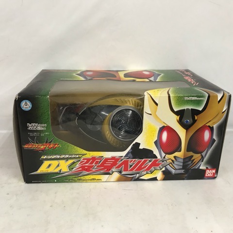 トリプル閃光電球 DX変身三尺帯 「見せ掛けライダーアギト」【中古】余暇活動 特撮 51H12504816