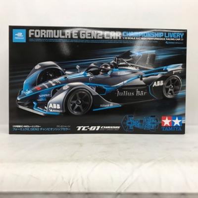 1/10 電動RCカー フォーミュラ E GEN2 チャンピオンシップカラー (TC-01シャーシ) FORMULA E GEN2 CAR CHAMPIONSHIP LIVERY 組み立てキット タミヤ【中古】ホビー プラモデル・模型 53H04530052|お宝あっとマーケット