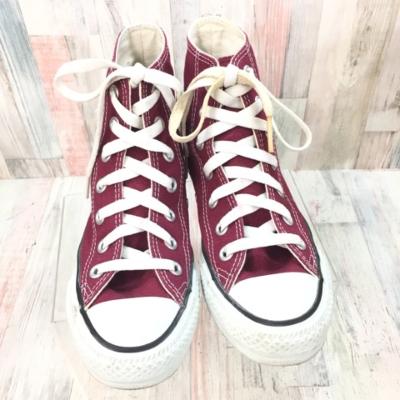 楽天市場 コンバース ハイカットスニーカー マルーン オールスター Maroon Converse Canvas All Star Hi 中古 52fk 古着 メンズファッション 靴 ブーツ お宝あっとマーケット