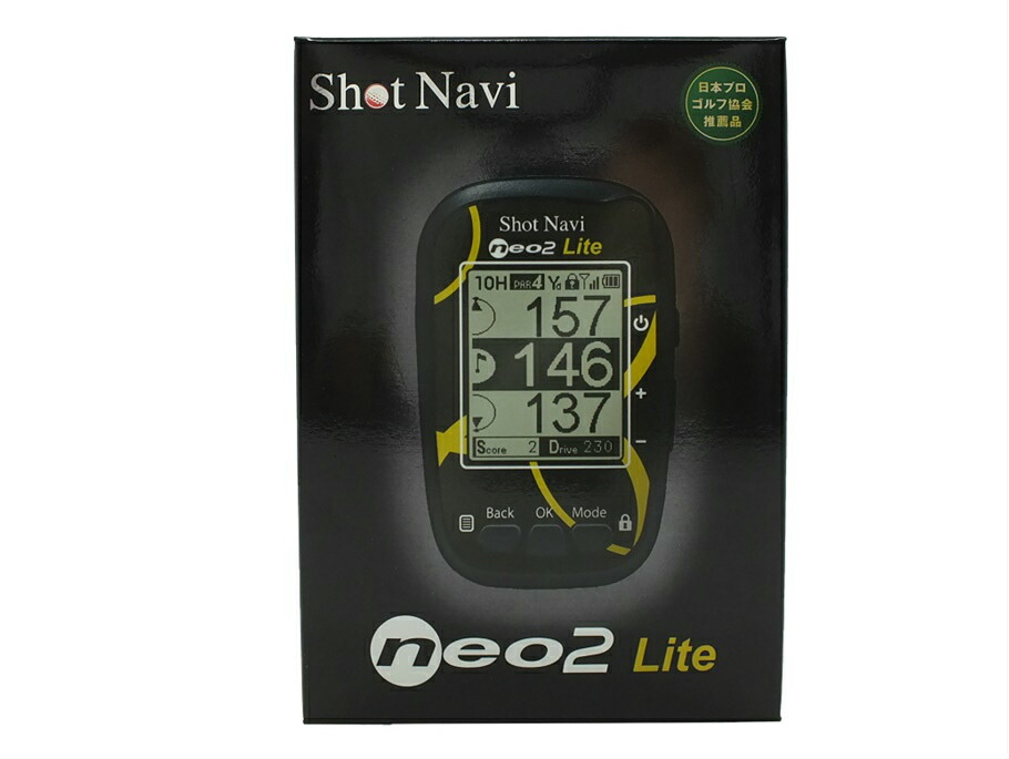【未当て嵌める】□ ShotNavi neo2 Lite \"ショットナビ GPS ゴルフナビ 位置づける器\""【都城店/拡張部分】"