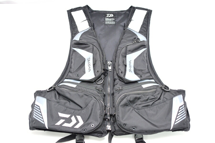 ダイワ DF-2207 ライフジャケット 黒 楽天市場】【中古品】DAIWA ダイワ ライフジャケット DF-2207