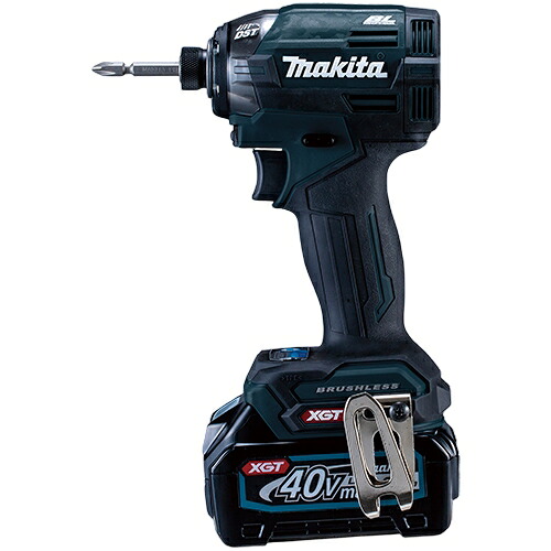 【未使用】 Makita マキタ 40Vmax 充電式インパクトドライバ TD002GRDXB 黒 バッテリー2個+充電器+ケース セット 電動工具 【日南店】|お宝五番街