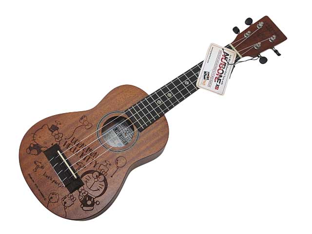 【新品】【店頭併売品】 LEHO DORAEMON×HELLOKITTY UKULELE ソプラノウクレレ ソプラノサイズ ドラえもん ハローキティ 【鹿児島店】