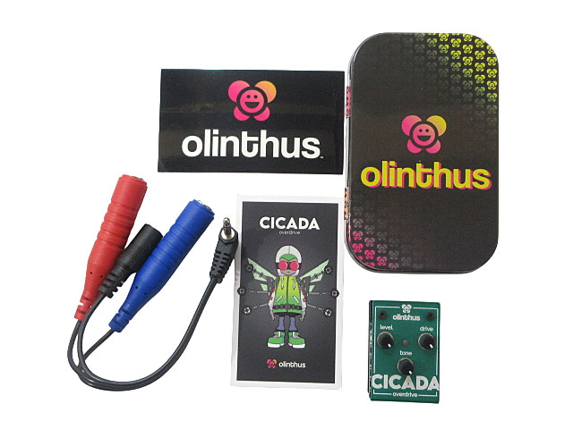 【新品未使用】【店頭併売品】 Olinthus CICADA オリンサス シカダ エフェクター オーバードライブ 世界最小のTS系エフェクター【鹿児島店】